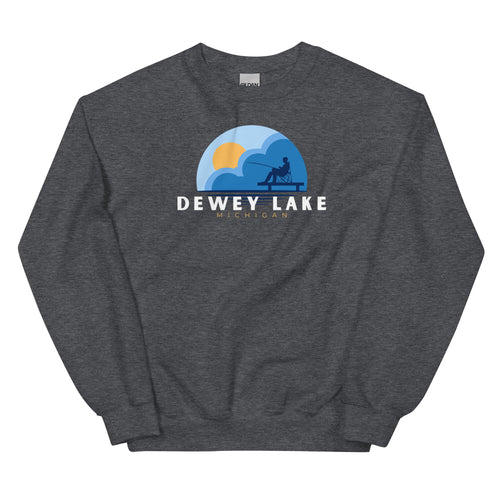 Dewey Lake Dock Fishing Sweatshirt