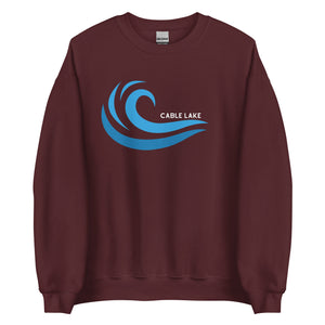 Cable Lake Cool Wave Crew Sweatshirt