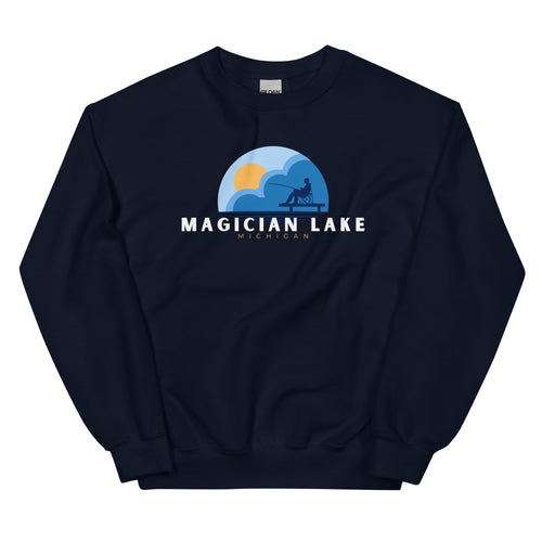 Magician Lake Dock Fishing Sweatshirt