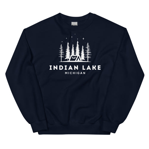 Indian Lake Night Camping Sweatshirt