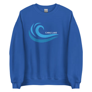 Cable Lake Cool Wave Crew Sweatshirt
