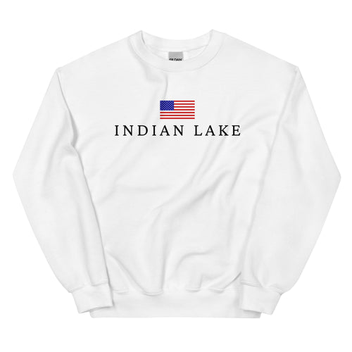 Indian Lake American Flag Sweatshirt