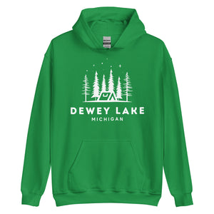 Dewey Lake Night Camping Hoodie