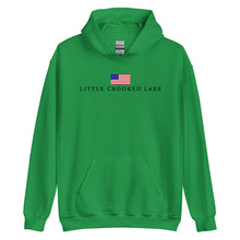 Load image into Gallery viewer, Little Crooked Lake American Flag Hoodie