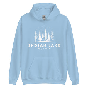 Indian Lake Night Camping Hoodie