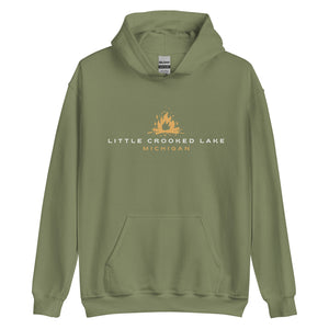 Little Crooked Lake Campfire Hoodie
