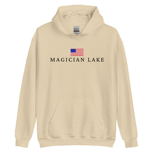 Magician Lake American Flag Hoodie