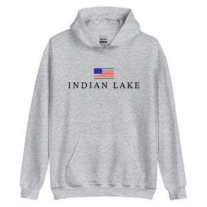 Indian Lake American Flag Hoodie