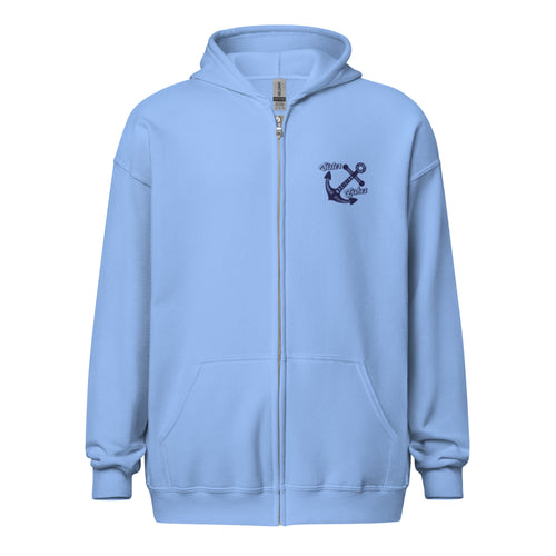 Sister Lakes Anchor Full Zip Hoodie (Front and Back Print)