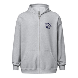 Sister Lakes Anchor Full Zip Hoodie (Front and Back Print)