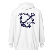 Load image into Gallery viewer, Sister Lakes Anchor Full Zip Hoodie (Front and Back Print)
