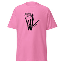 Load image into Gallery viewer, Sister Lakes Skeleton Rocker Tee (Black Bone)