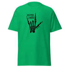 Load image into Gallery viewer, Sister Lakes Skeleton Rocker Tee (Black Bone)