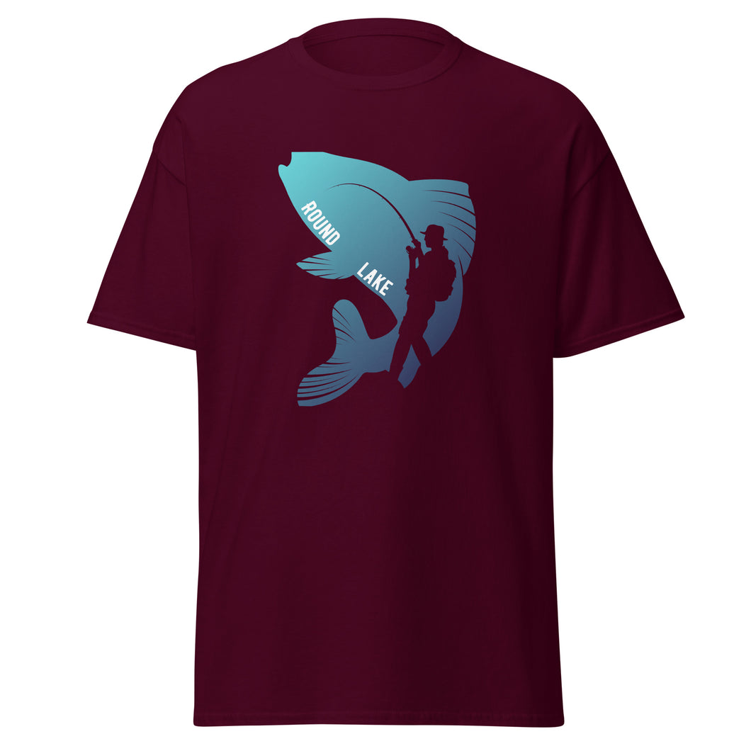 Round Lake Angler Tee