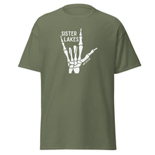 Load image into Gallery viewer, Sister Lakes Skeleton Rocker Tee (White Bone)