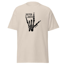 Load image into Gallery viewer, Sister Lakes Skeleton Rocker Tee (Black Bone)