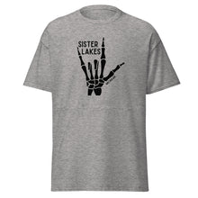 Load image into Gallery viewer, Sister Lakes Skeleton Rocker Tee (Black Bone)