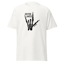 Load image into Gallery viewer, Sister Lakes Skeleton Rocker Tee (Black Bone)