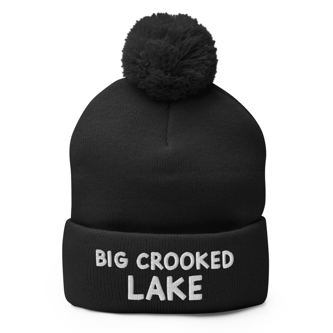 Big Crooked Lake Pom Beanie