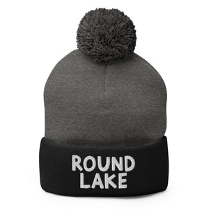 Round Lake Pom Beanie