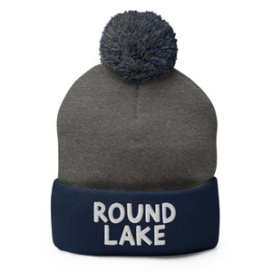 Round Lake Pom Beanie