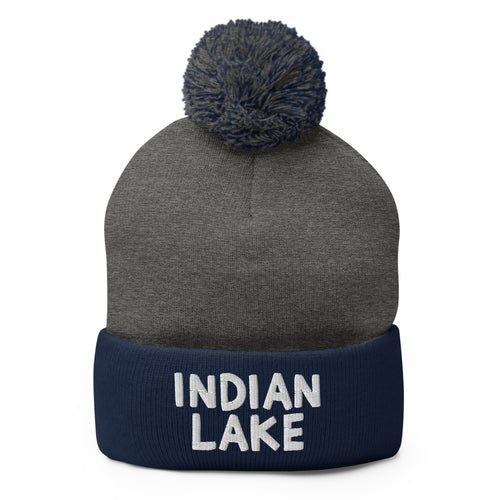 Indian Lake Pom Beanie