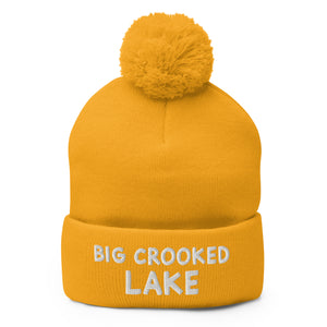 Big Crooked Lake Pom Beanie