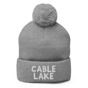 Cable Lake Pom Beanie