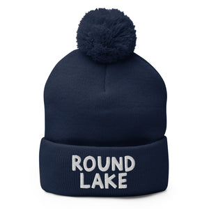 Round Lake Pom Beanie