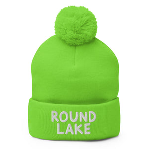 Round Lake Pom Beanie