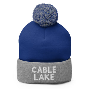 Cable Lake Pom Beanie