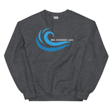 Load image into Gallery viewer, Big Crooked Lake Cool Wave Crew Sweatshirt