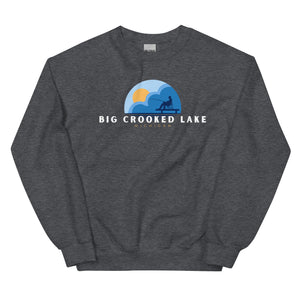 Big Crooked Lake Dock Fishing Sweatshirt