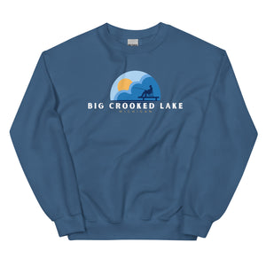 Big Crooked Lake Dock Fishing Sweatshirt