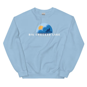 Big Crooked Lake Dock Fishing Sweatshirt