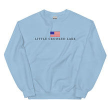 Load image into Gallery viewer, Little Crooked American Flag Sweatshirt