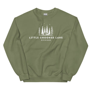 Little Crooked Night Camping Sweatshirt