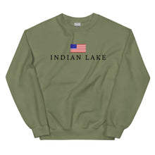 Load image into Gallery viewer, Indian Lake American Flag Sweatshirt