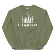 Load image into Gallery viewer, Indian Lake Night Camping Sweatshirt