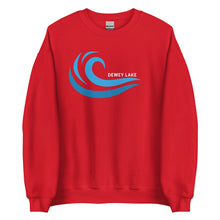 Load image into Gallery viewer, Dewey Lake Cool Wave Crew Sweatshirt