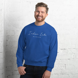 Indian Lake Script Sweatshirt