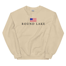 Load image into Gallery viewer, Round Lake American Flag Sweatshirt