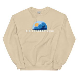 Big Crooked Lake Dock Fishing Sweatshirt