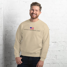 Load image into Gallery viewer, Little Crooked American Flag Sweatshirt