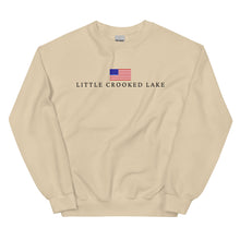 Load image into Gallery viewer, Little Crooked American Flag Sweatshirt