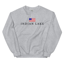 Load image into Gallery viewer, Indian Lake American Flag Sweatshirt