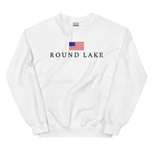 Load image into Gallery viewer, Round Lake American Flag Sweatshirt