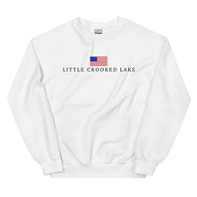 Load image into Gallery viewer, Little Crooked American Flag Sweatshirt