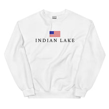 Load image into Gallery viewer, Indian Lake American Flag Sweatshirt