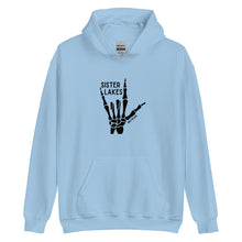 Load image into Gallery viewer, Sister Lakes Black Skeleton Hoodie